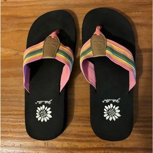 Yellowbox flip flops. Size 7